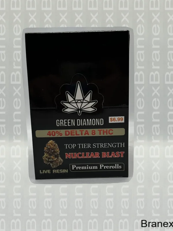 Green Diamond 40% Delta 8 THC Premium Prerolls – 24 Count