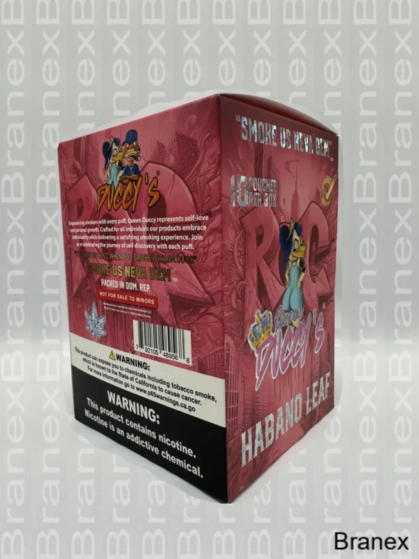 output_2025-01-15_14-55-58_472 Queen Duccy’s Habano Leaf – 10 Pouches
