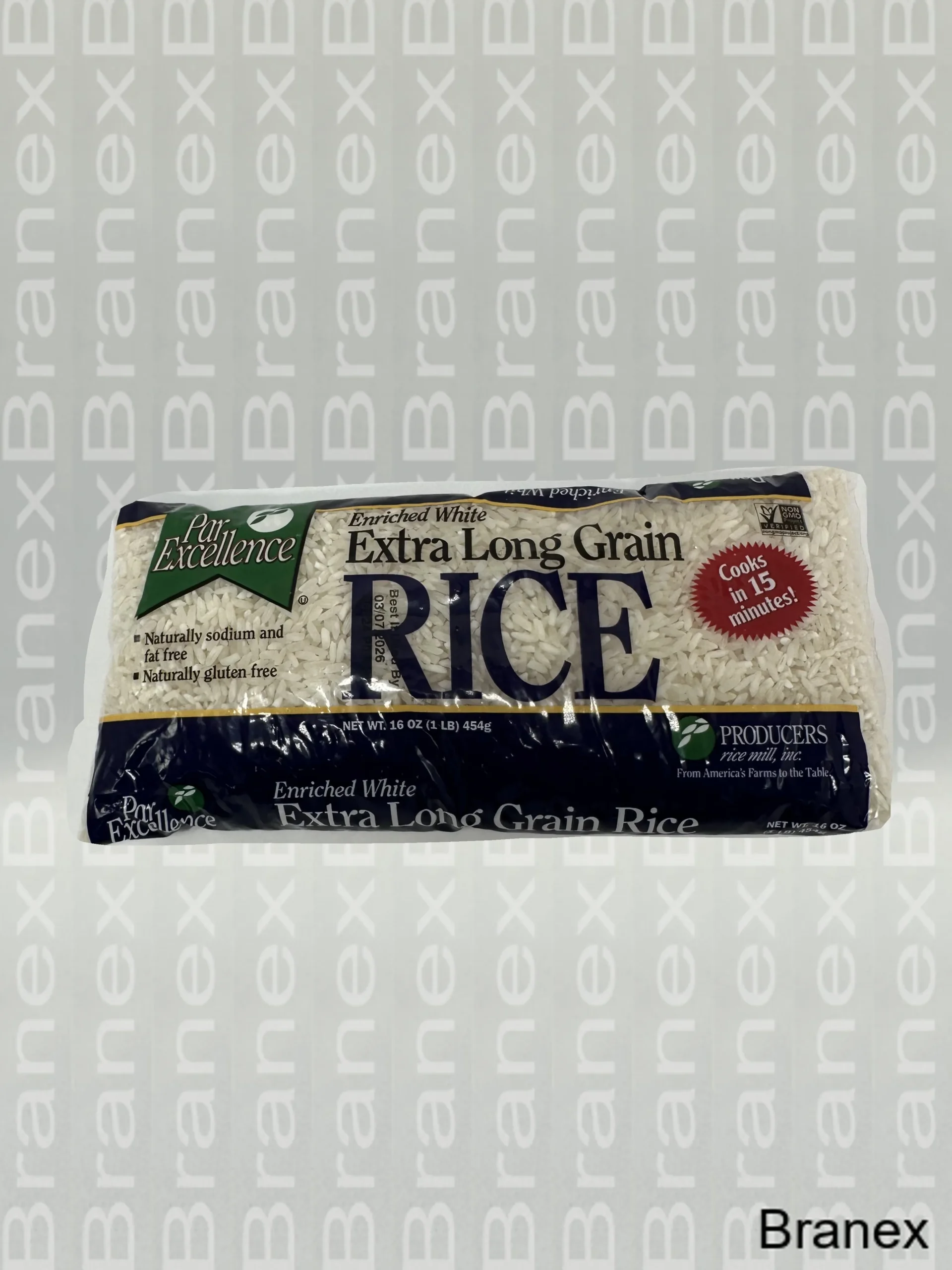 Extra Extren Rice Par Excellence Enriched White Extra Long Grain Rice - Branex Wholesale ...