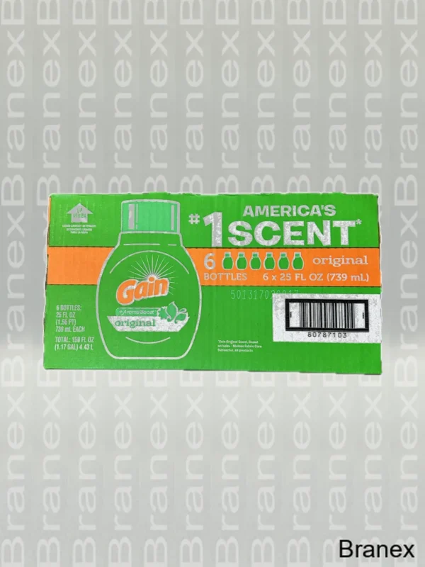 Liquid Laundry Detergent Original Scent - 6 Count, 25 oz