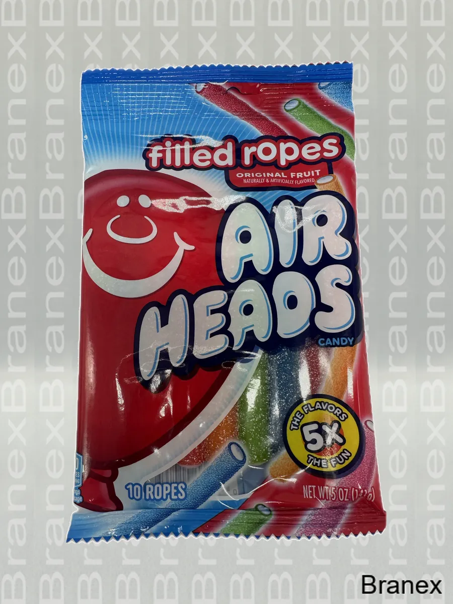 Airhead Ropes Andy Airheads Candy Filled Ropes – 5 oz - Branex Wholesale | Tampa