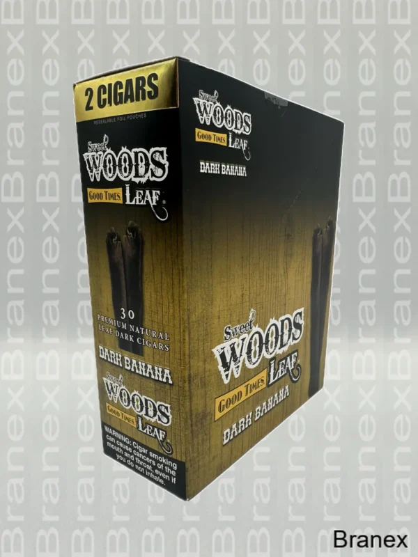 Woods Dark Leaf Cigars – 30 Packs of 2 Cigars