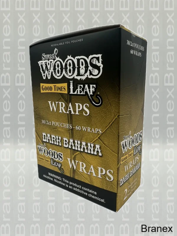 Woods Dark Leaf Wraps - 30/2ct Pouches