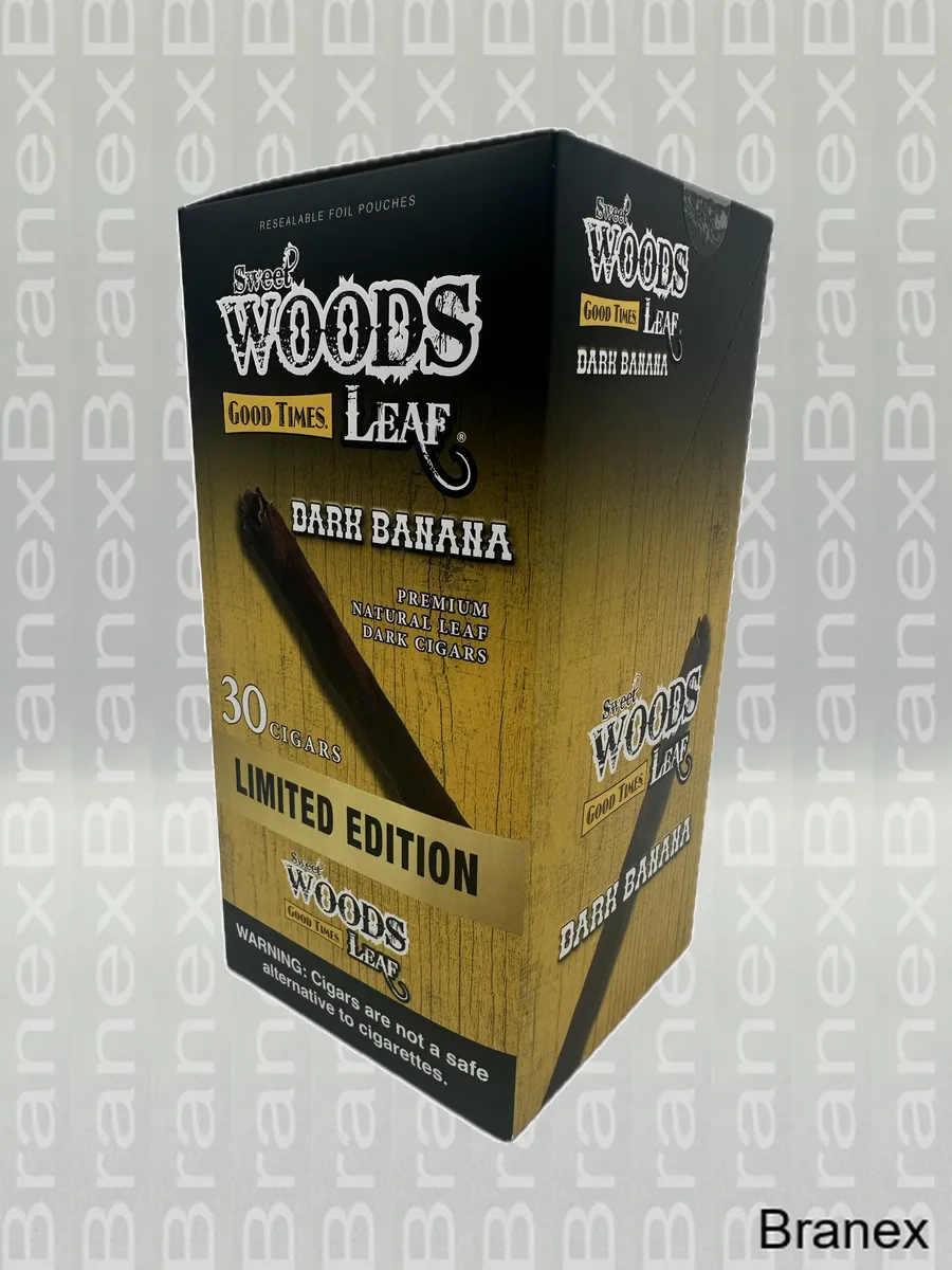 GT Woods Dark Leaf Cigars – 30 Count, 5-Pack - Branex Wholesale