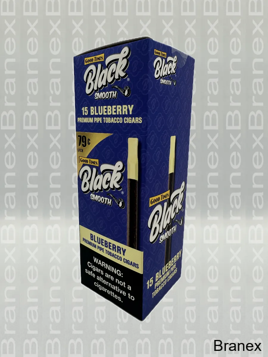Good Times $0.79 Black Smooth - 15 Cigars - Branex Wholesale | Tampa