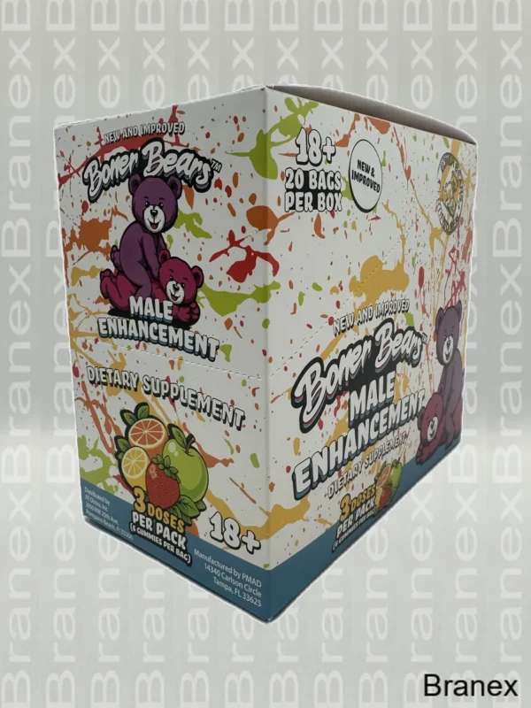 Boner Bears Male Enhancement - 20 Bags, 6 Gummies