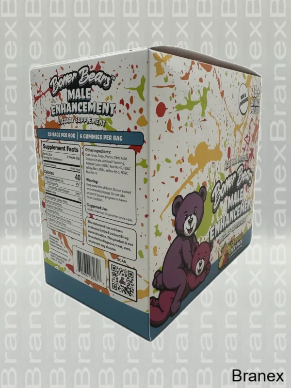 Boner Bears Male Enhancement - 20 Bags, 6 Gummies