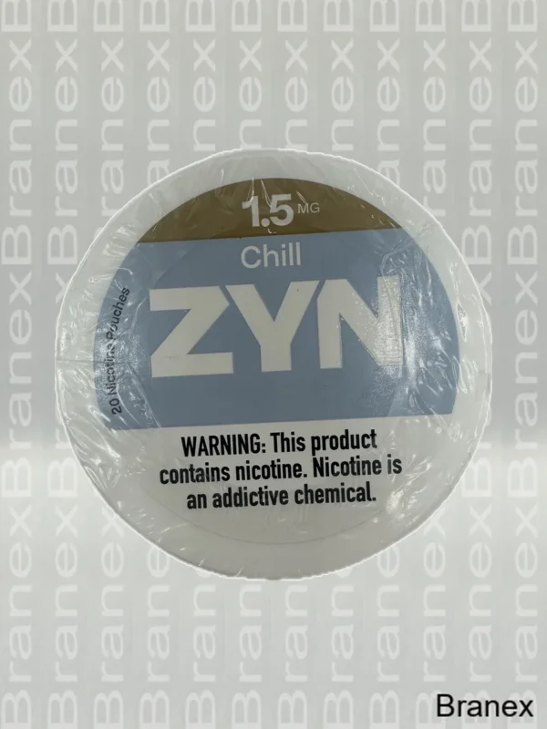 Zyn 1.5MG - 5 Cans of 20 Pouches